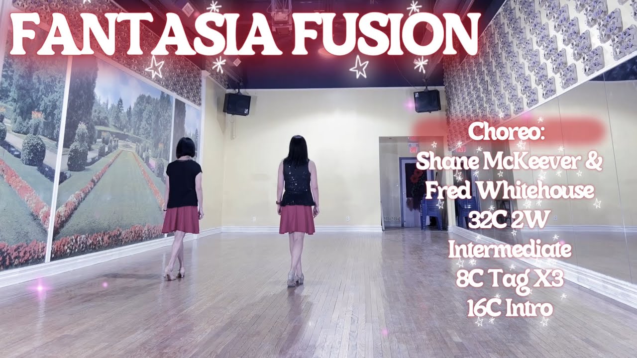 FANTASIA FUSION (CBA4LDF 2025) Line Dance | Intermediate | Shane McKeever & Fred Whitehouse