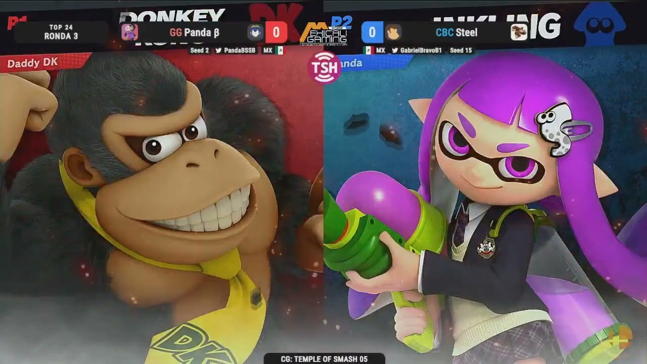 Temple of Smash 5 - Singles Bracket - Winners Round 3 - Panda B vs Steel