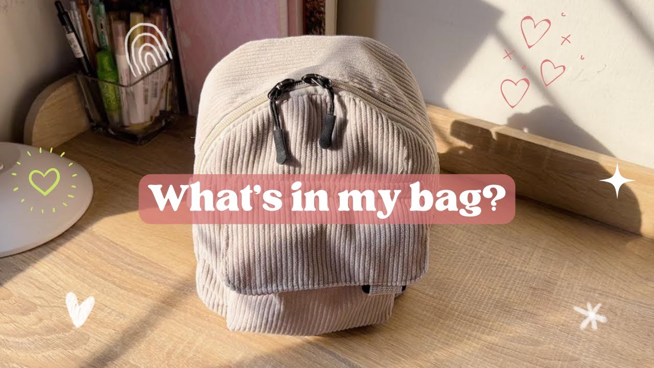 What’s in my bag?👛 (2022) | Daily essentials🌷