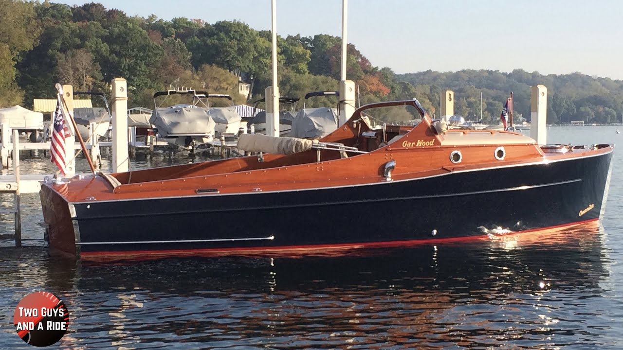 1940 Gar Wood Overnighter Classic Mahogany Wooden Boat