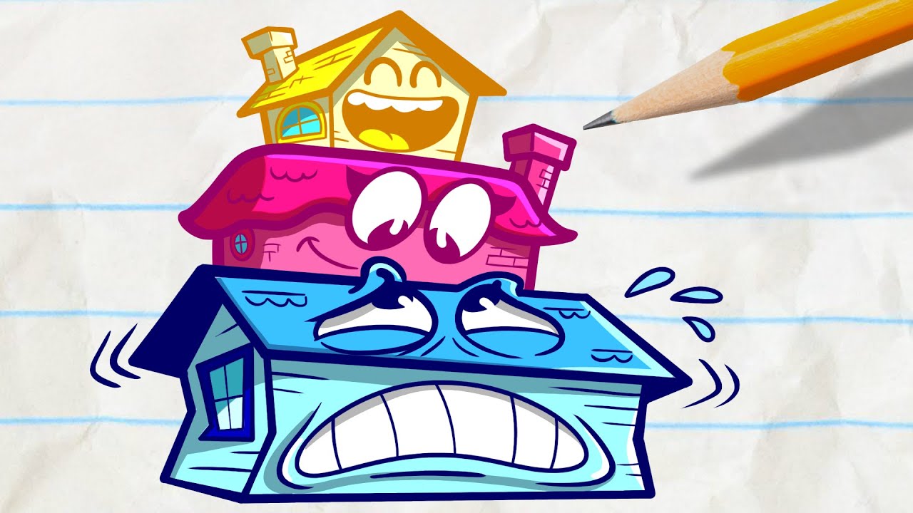 Pencilmate House Is STACKED!  | Animation | Cartoons | Pencilmation Compilation