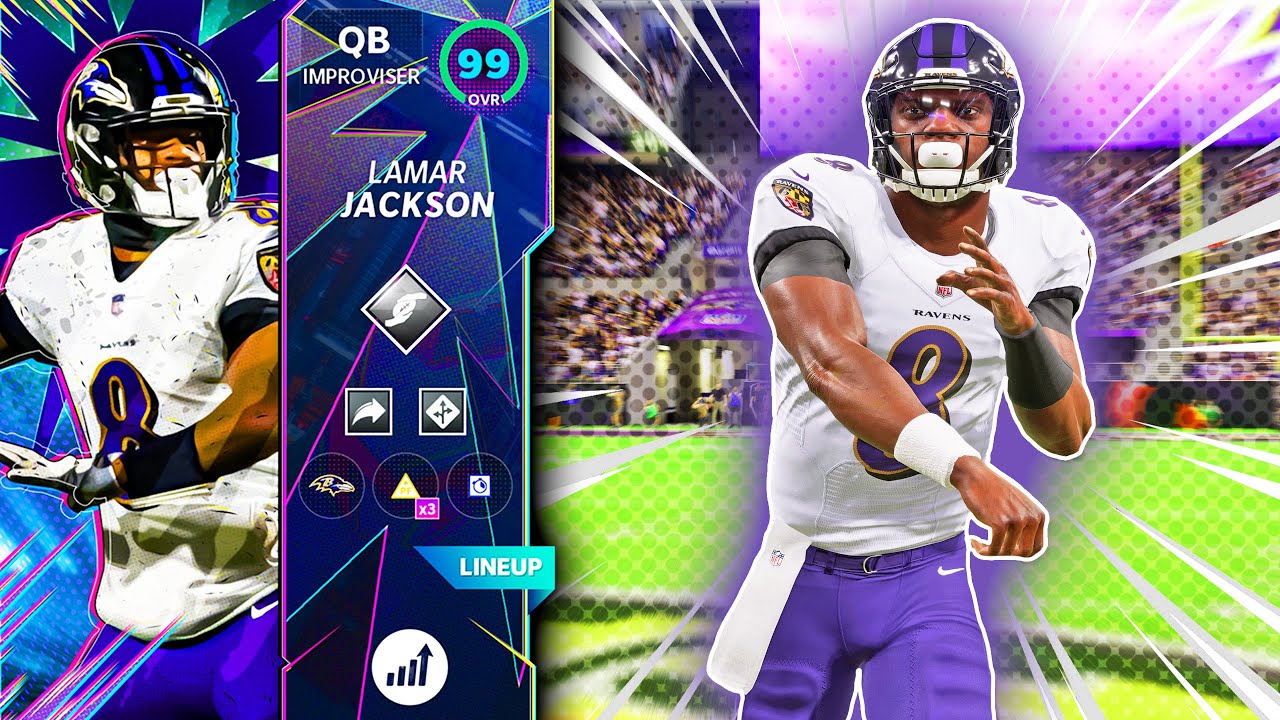 LAMAR JACKSON IS FASTER THAN LIGHT ITSELF (5 TDs) - Madden 21 Ultimate Team 