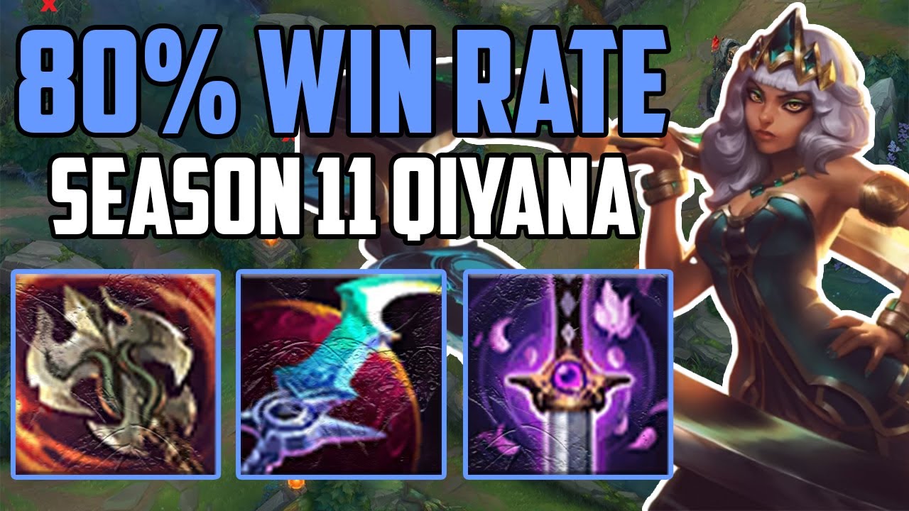 80% Win Rate With Qiyana in Season 11 - (Diamond 1/Master Elo)