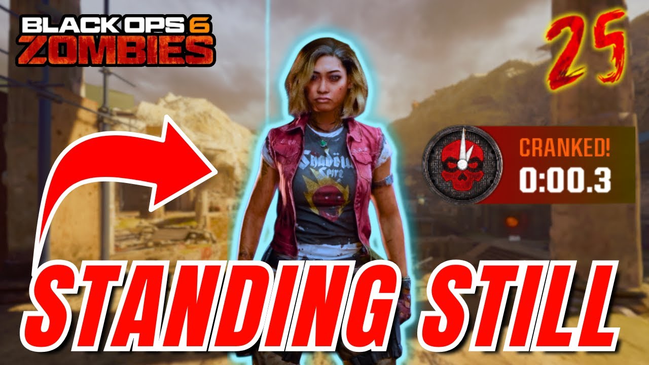 I Got To ROUND 25 WITHOUT MOVING (Black Ops 6 Zombies - The Tomb)