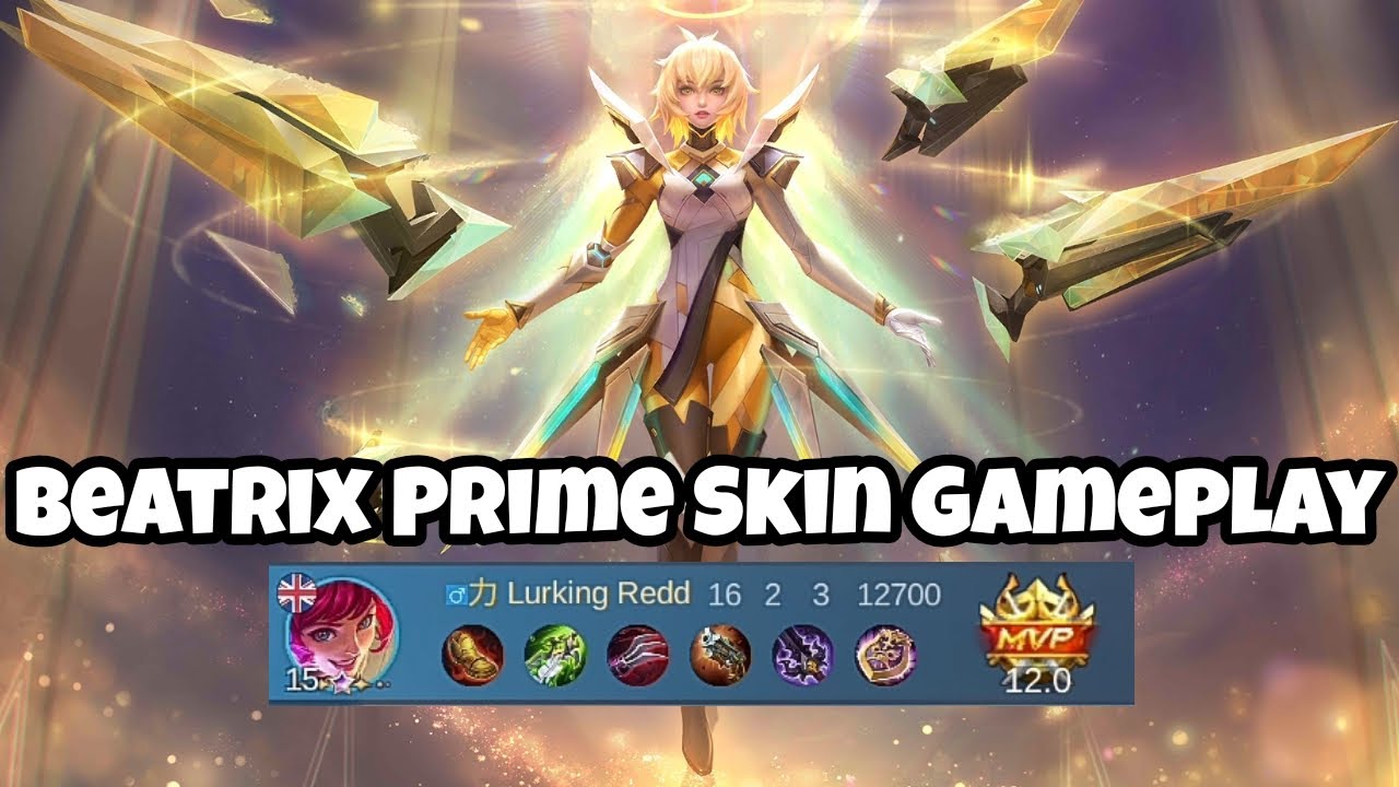 Beatrix Prime Skin Gameplay