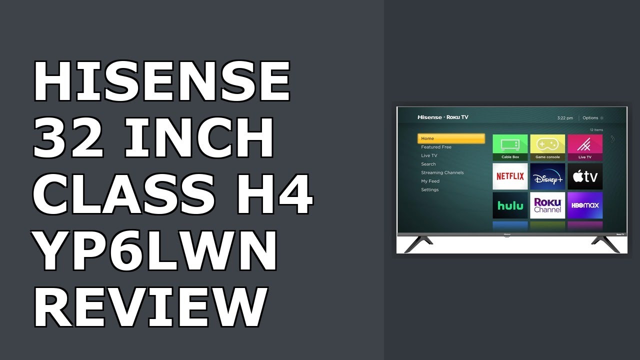Hisense 32-Inch Class A4 Series FHD 1080p Smart Roku TV with Alexa Compatibility (32A4NR, 2024 Mo...