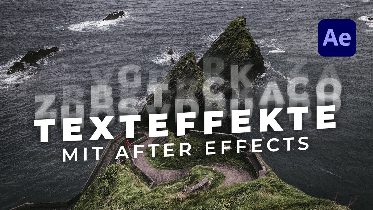 Einfache Texteffekte in AFTER EFFECTS in UNTER 5 MINUTEN | After Effects Tutorial Deutsch