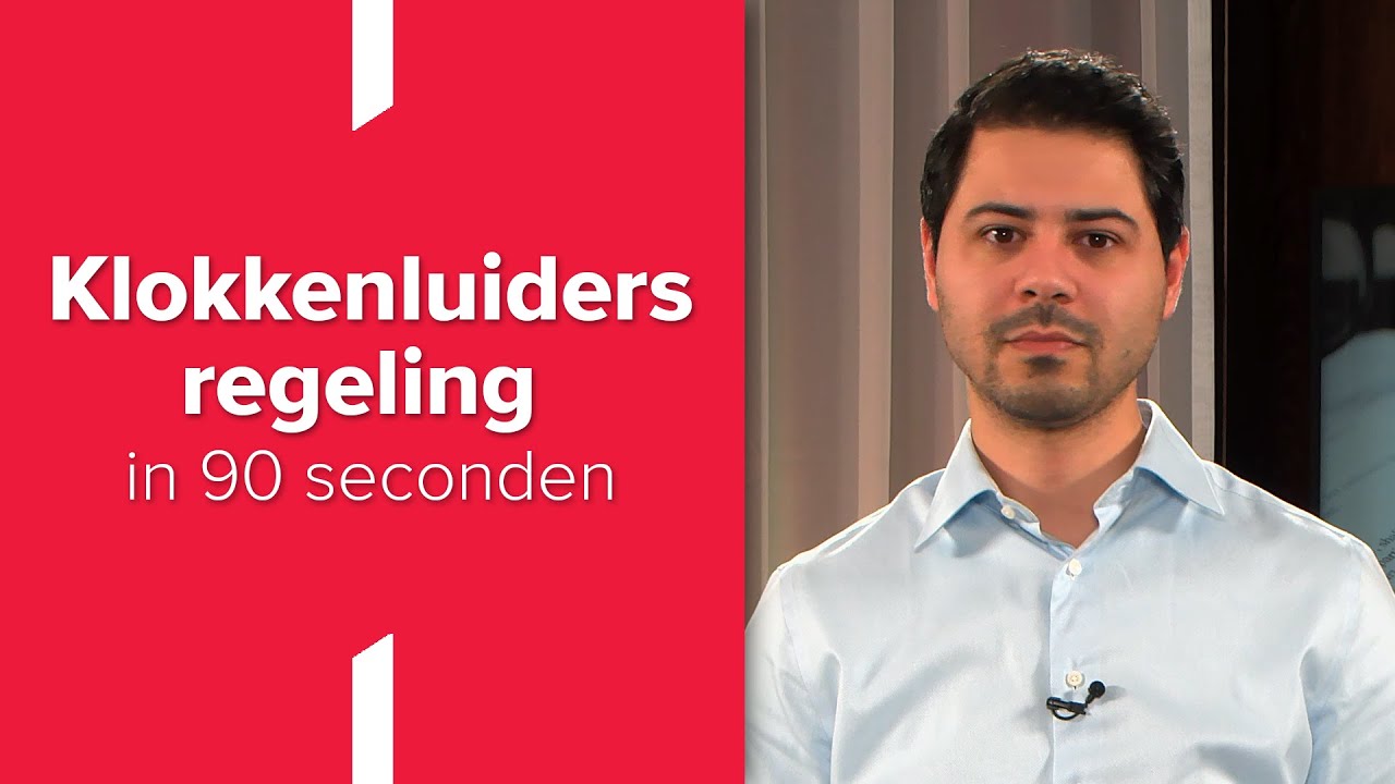 Klokkenluidersregeling in 90 seconden