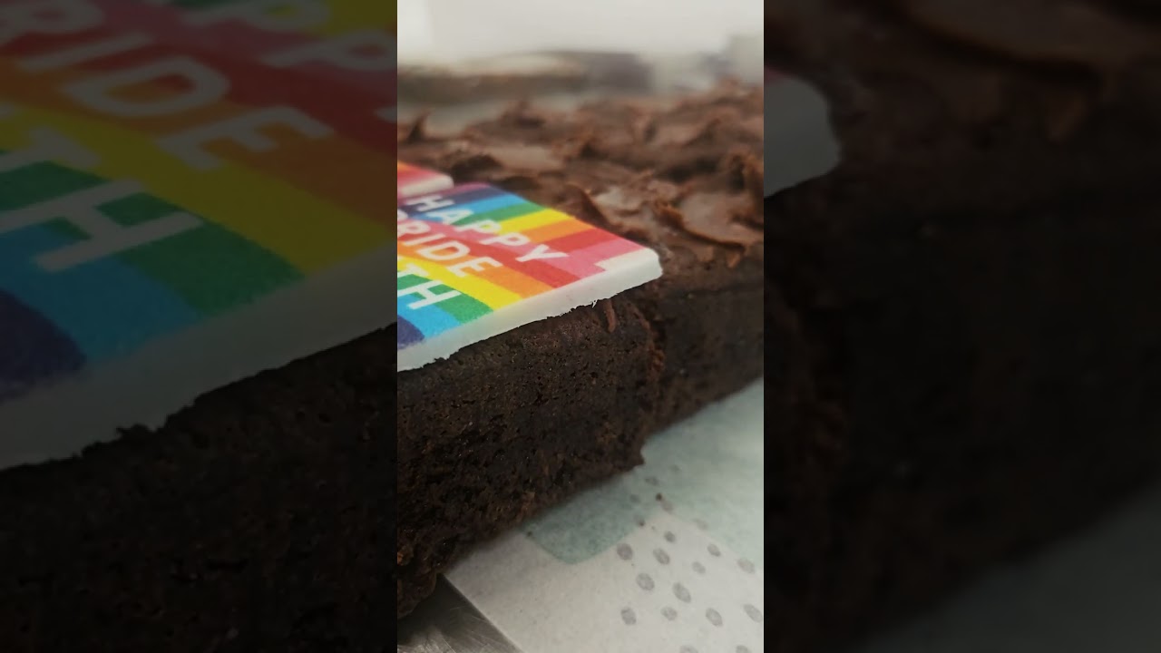 Pride Brownies from bakerdays!