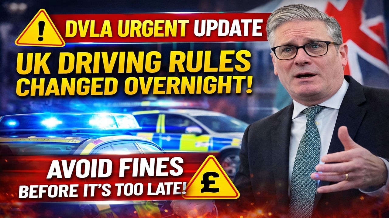 ⚠️ DVLA URGENT UPDATE | UK Driving Rules Changed Overnight | Avoid Fines Before It&rsquo;s Too Late 🚔