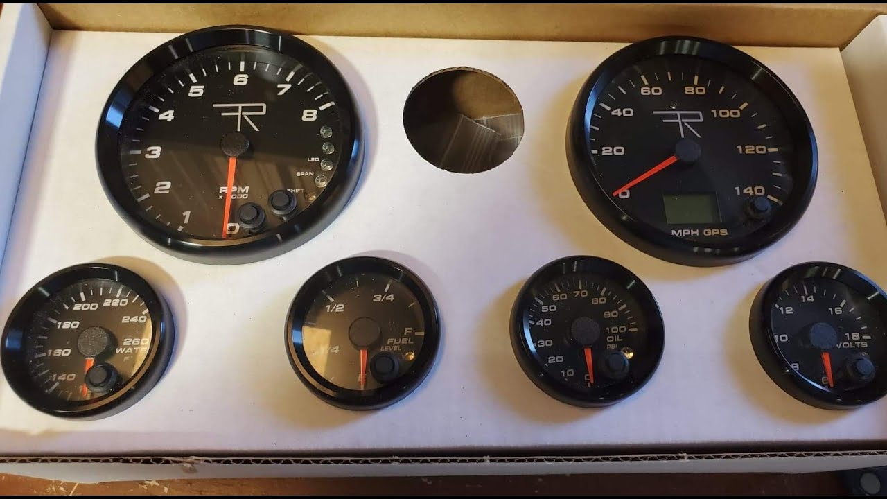 Square body C/10 Speedhut gauges review and install