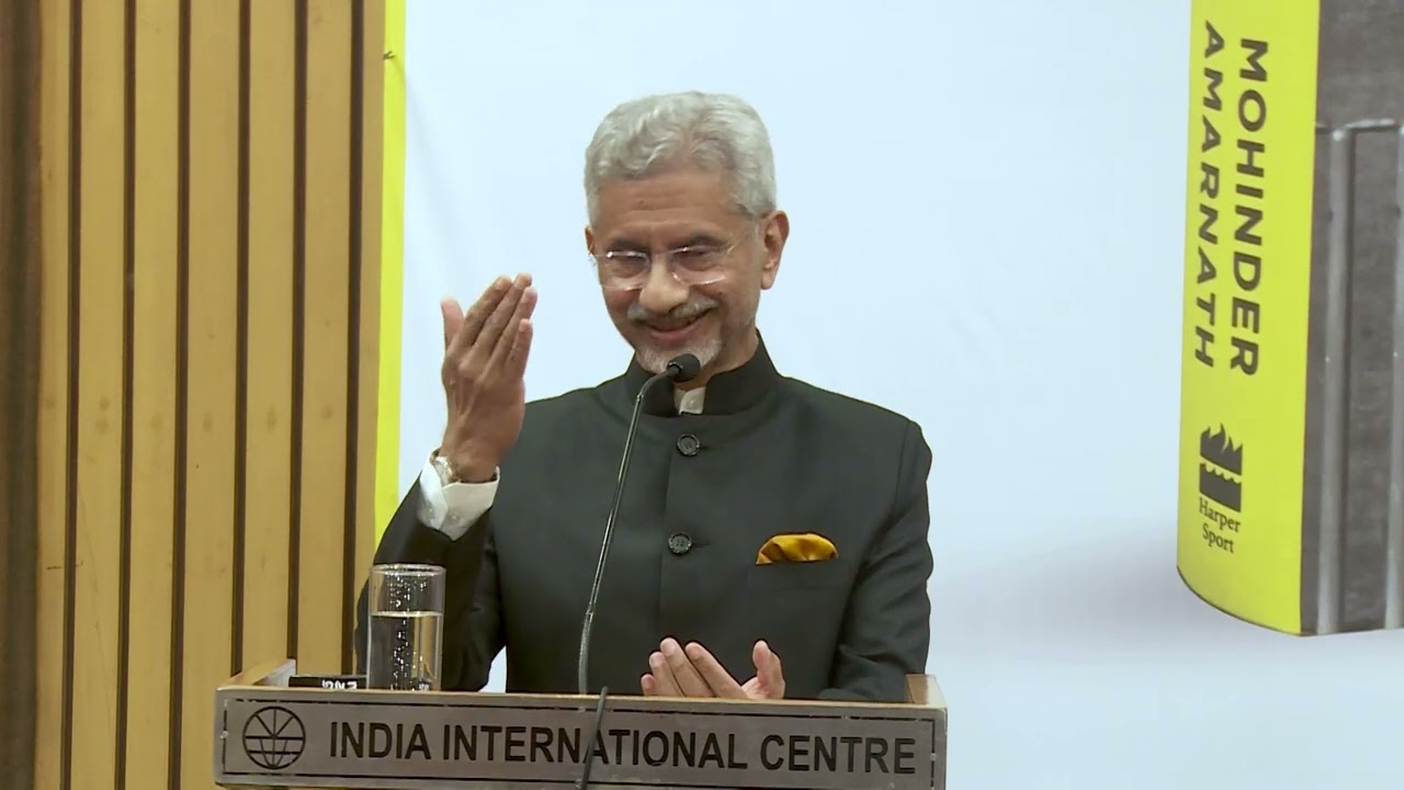 Dr. S. Jaishankar at the Launch of Fearless by Mohinder Amarnath | HarperCollins India