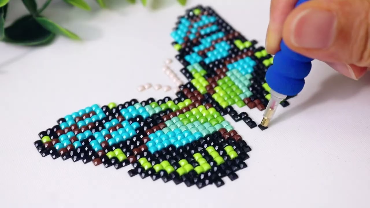 Butterfly diamond painting set | Blinggemart&reg; #diamondpainting #diamondartgift #handicraft