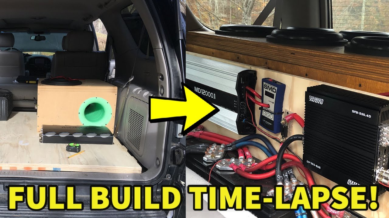 BIG Basshead Build in 10 Minutes! | 14k Watts | 6 12s | 150+ dB | Project Sequoia 1.0
