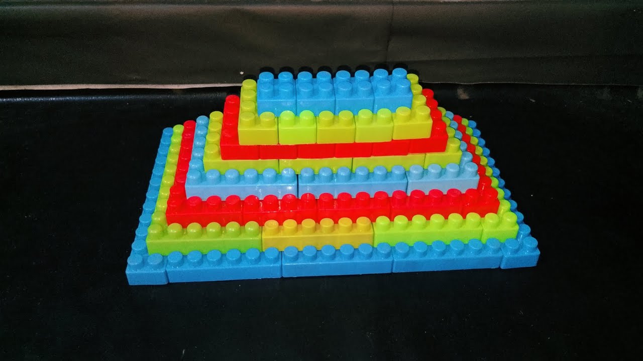 Satisfying DIY Pyramid ASMR 5/Building Blocks/block game/#buildingblocks 