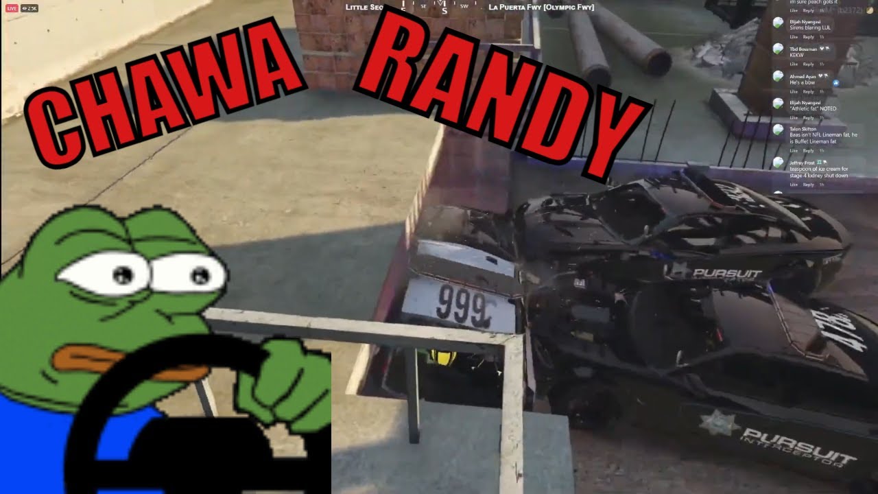 FUNNY CHASE AFTER A FLEECA w/ RANDY BULLET !! #changgang #summit1g  #nopixel #gtarp