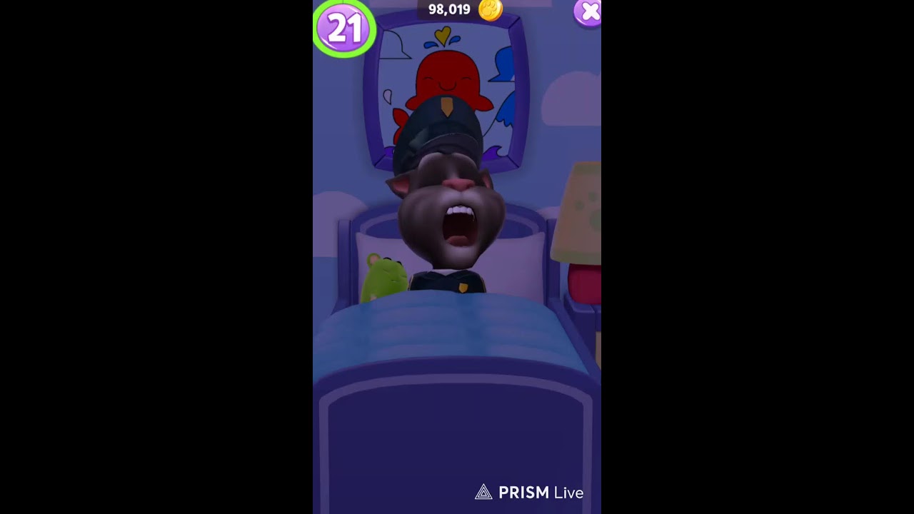 MY TALKING TOM 😂 #shorts #live #trending #viraltom #funnycat #satisfying #talkingtom2 #tom #game