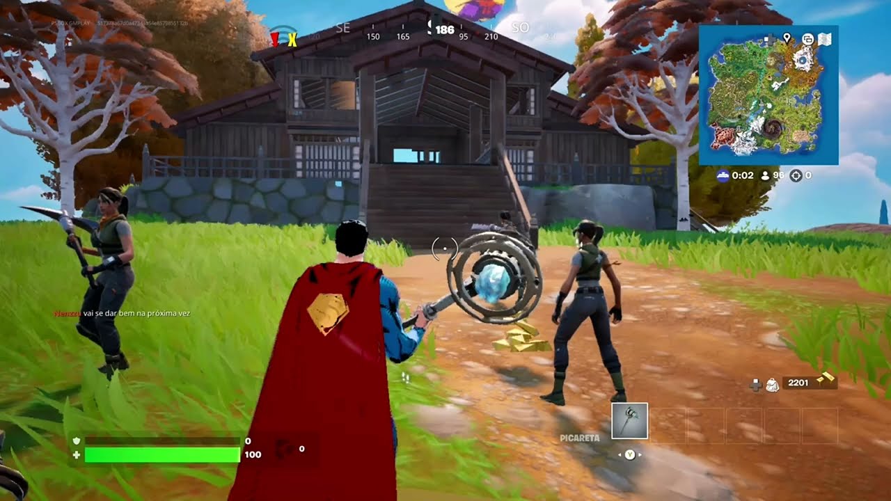 Fortnite 4K 60FPS HDR | Gameplay Superman Matte
