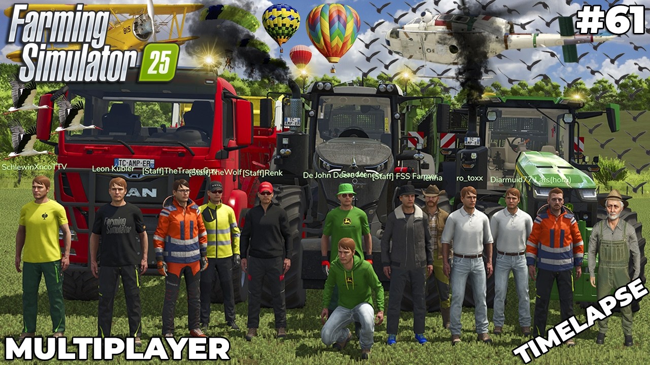 🍀 BIG CLOVER SILAGE HARVEST WITH OUR CREW IN FRANCE 🚜 | PICHONNIÈRE | FS 25 Multiplayer | EP 61