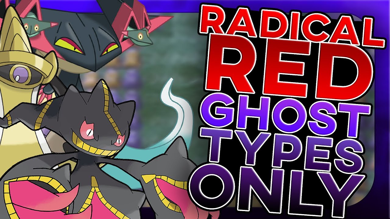 Beating Pokemon Radical Red With Only Ghost Types! (HARD ROM HACK)