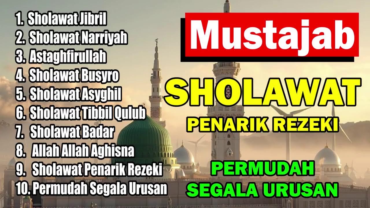 🔴 LIVE SHOLAWAT JIBRIL PEMBUKA 1000 PINTU REZEKI & PELUNAS HUTANG 2026