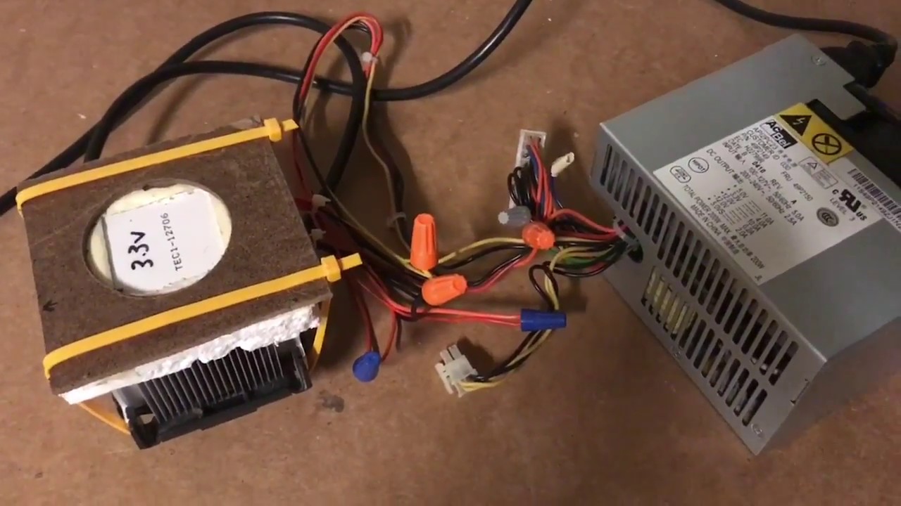 Make -50 C Peltier Cooler