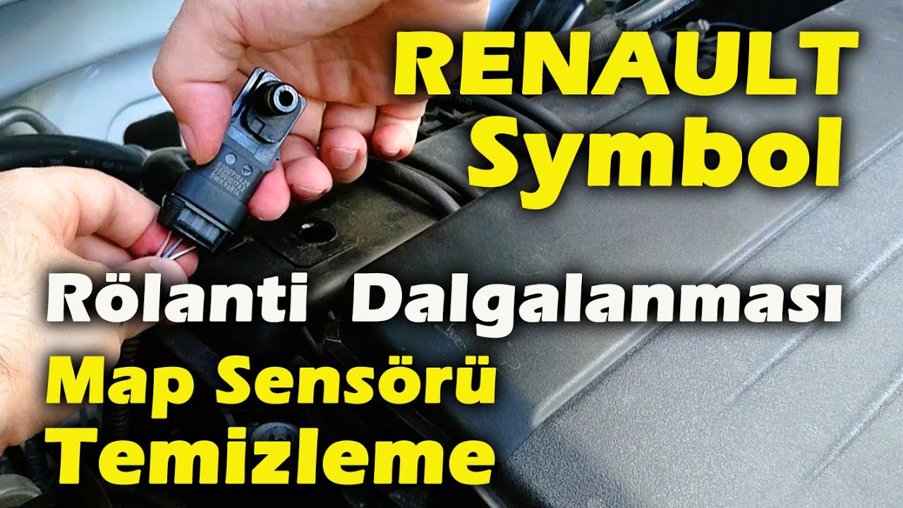 Чистка датчика абсолютного давления воздуха (MAP) Renault Symbol / Dacia Logan