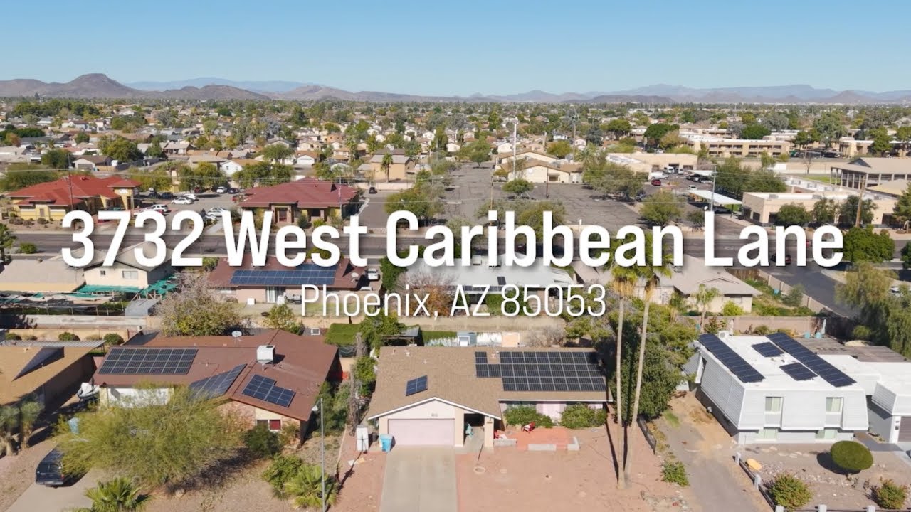 3732 W Caribbean Lane, Phoenix, AZ 85053 - Drone and Interior Walkthrough