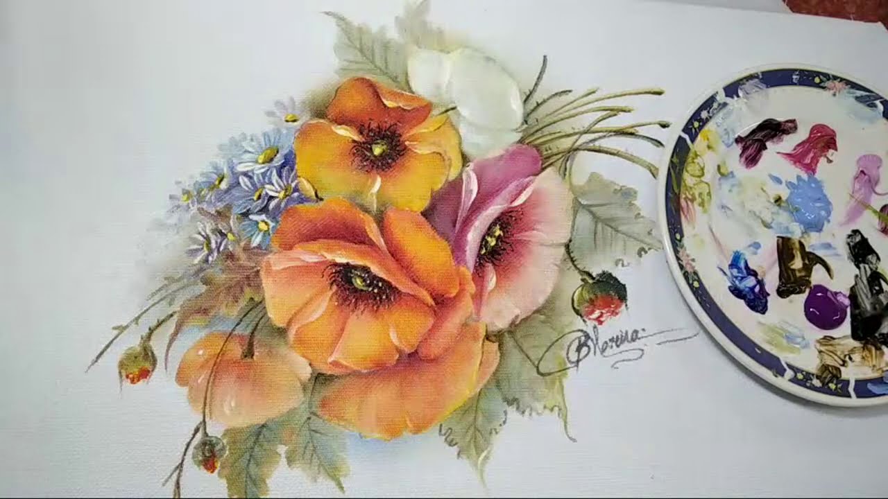 pintando Papoulas