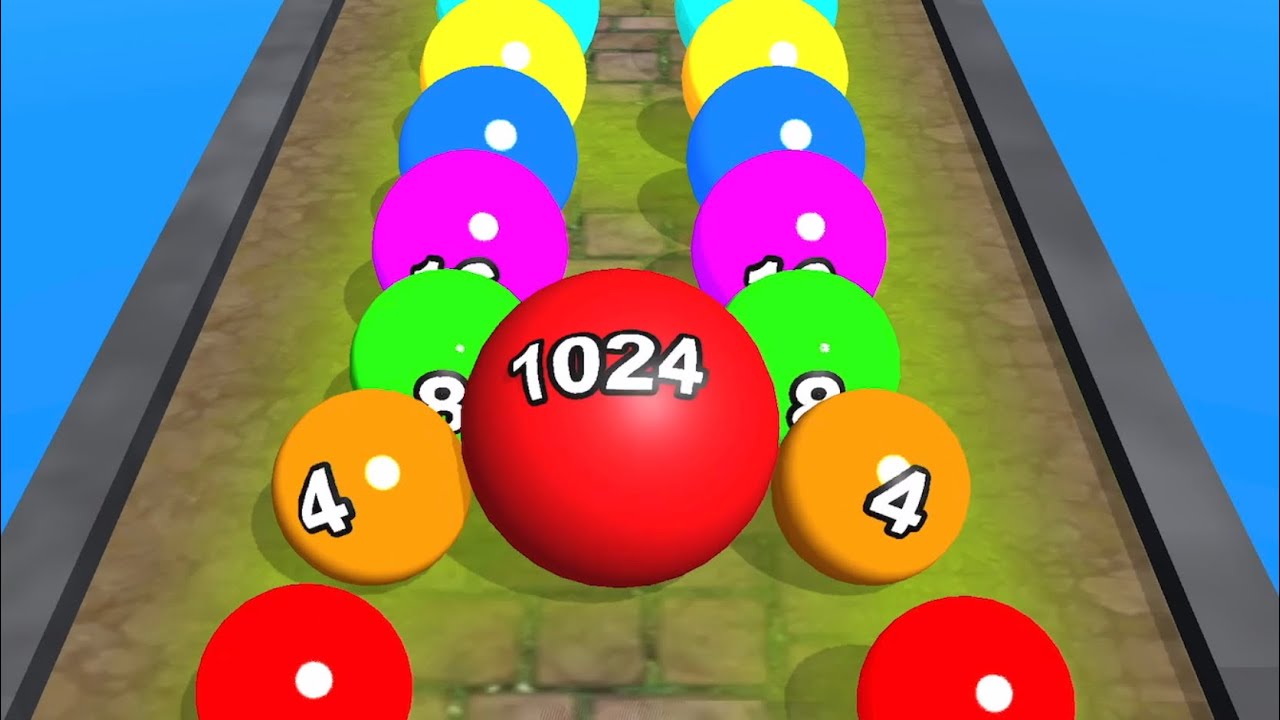 2048 Colors Ball Run 💸🎱❤️MAX LEVELS!! All Levels Gameplay Walkthrough Android, iOS NEW UPDATE