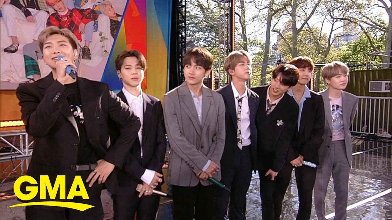 Global music sensation BTS discuss opening the 'GMA' Summer Concert Series