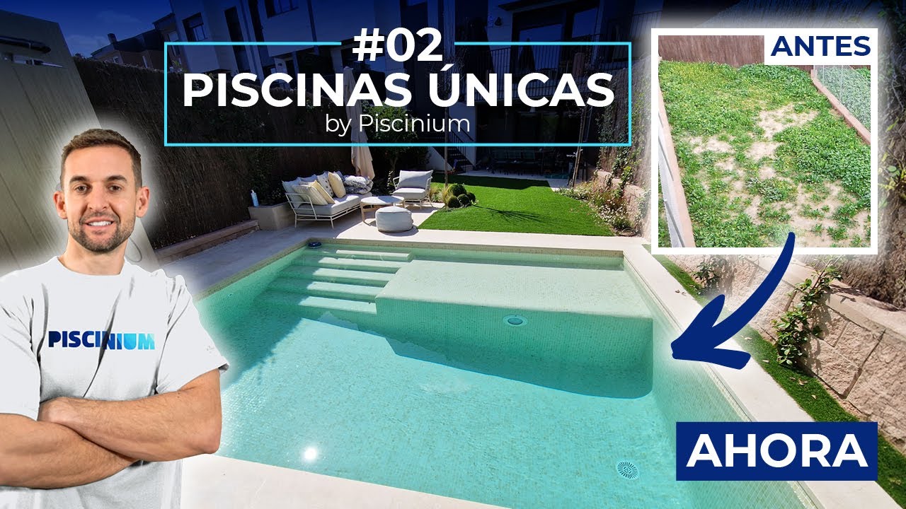 PISCINA con PLAYA🏖️ para niños y mayores🏊| Piscinas Únicas | Ep 2