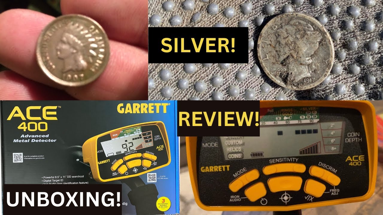 Garrett Ace 400 Review and Unboxing! Everything you need to know! (Finding old coins!)
