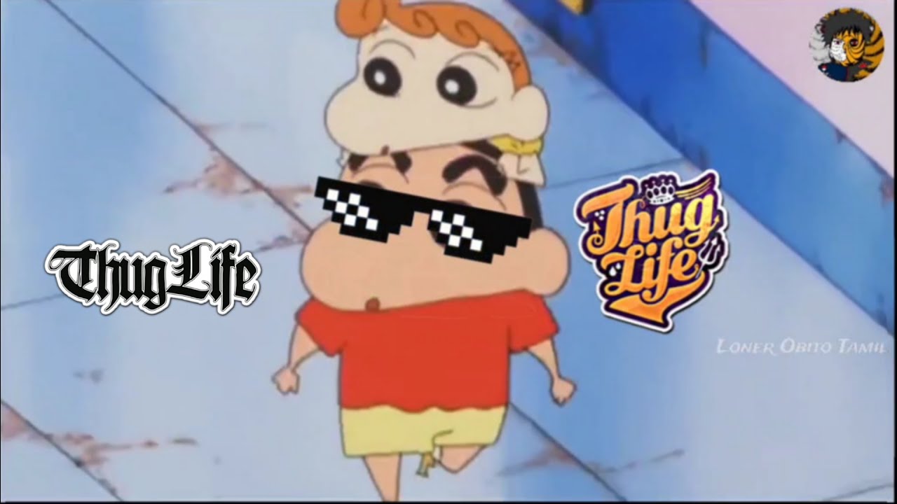 ShinChan Thug life in Tamil | ShinChan Tamil | @Lonerobitotamil  | #shinchan  #thuglife