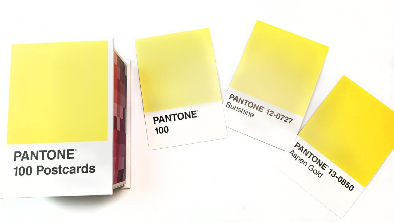 100 Pantone Postcards! Review and Random Colour Palette Painting - Art Inspiration