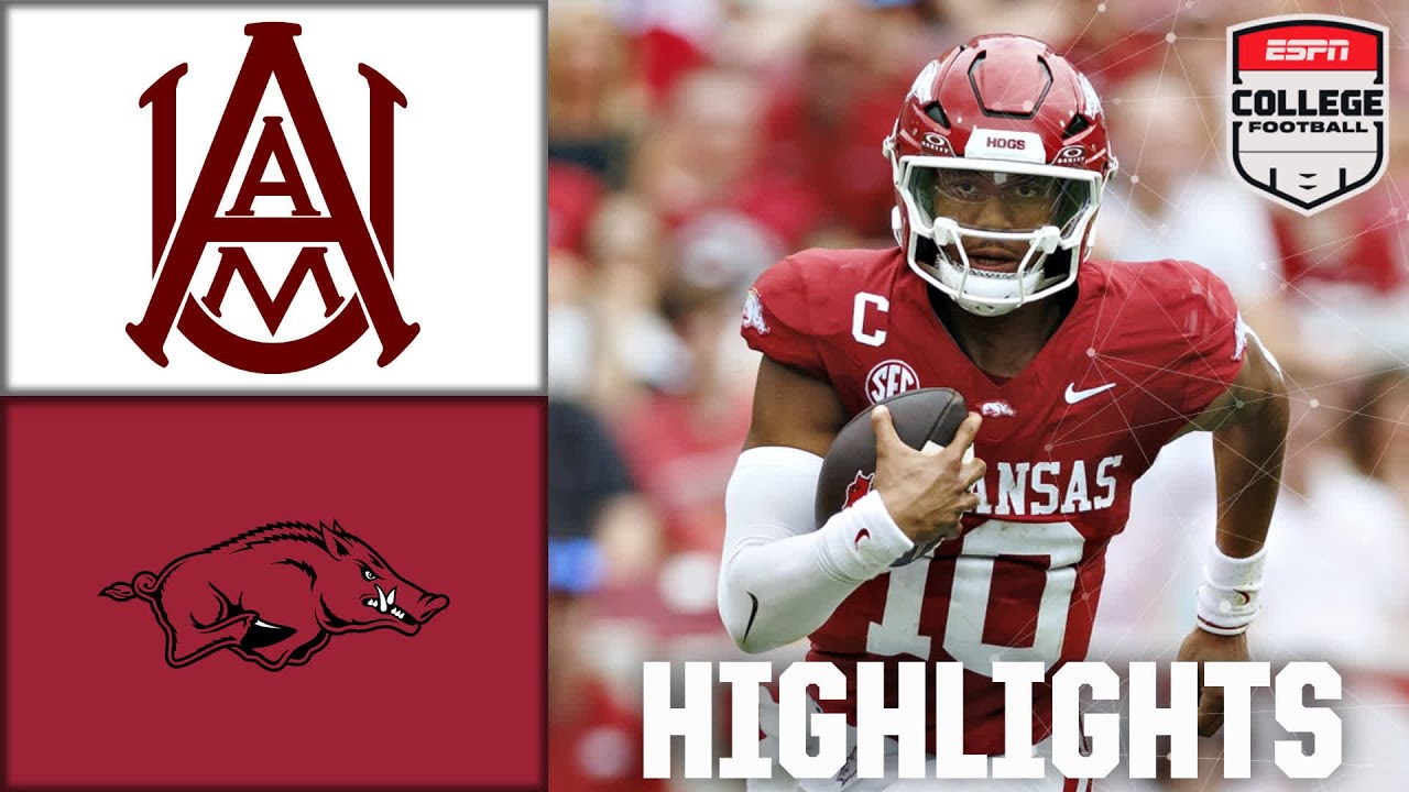 Alabama A&M Bulldogs vs. Arkansas Razorbacks | Full Game Highlights | ESPN College Football