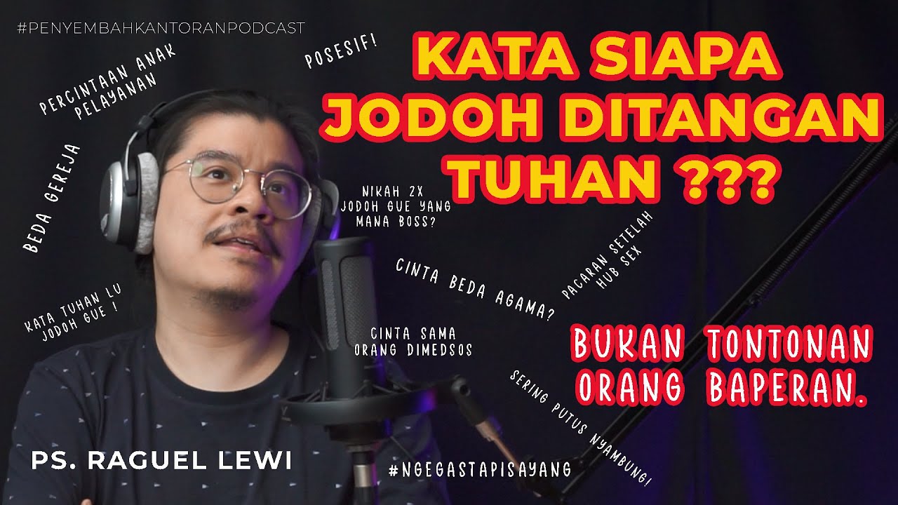 BEGINI JADINYA KALO #NGEGASTAPISAYANG JADI PODCAST - Ps. Raguel Lewi