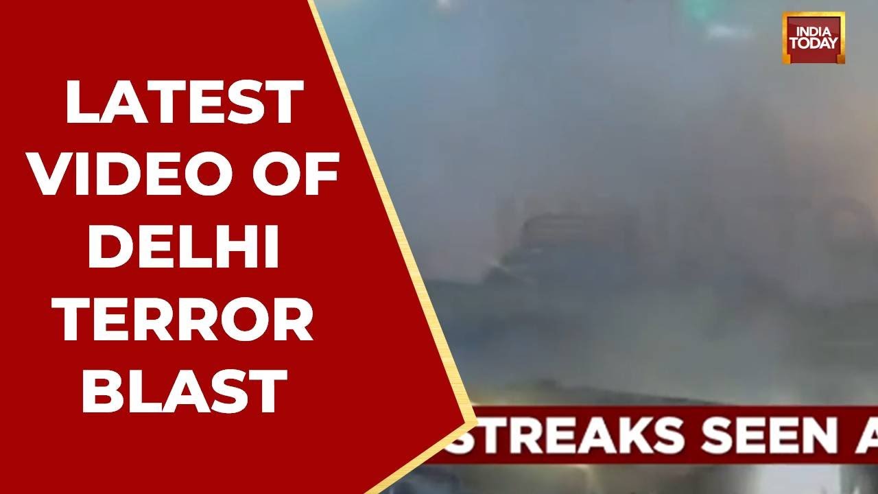 Watch: Exclusive Video Of Delhi Red Fort Blast | Delhi Terror Attack Video | Red Fort Explosion