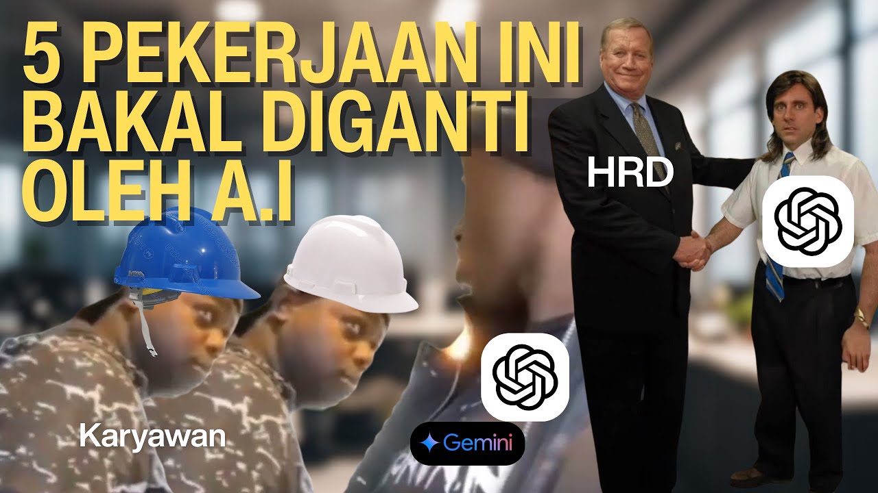 Gilaa Sihh... Inilah 5 Pekerjaan yang Akan Hilang Total Karena A.I !!