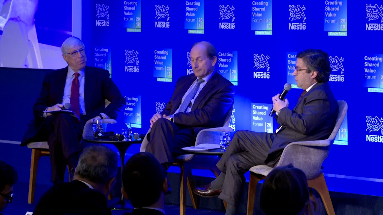 Nestl&eacute; Chairman Paul Bulcke and Luis Alberto Moreno | Nestl&eacute; CSV Forum (2018)