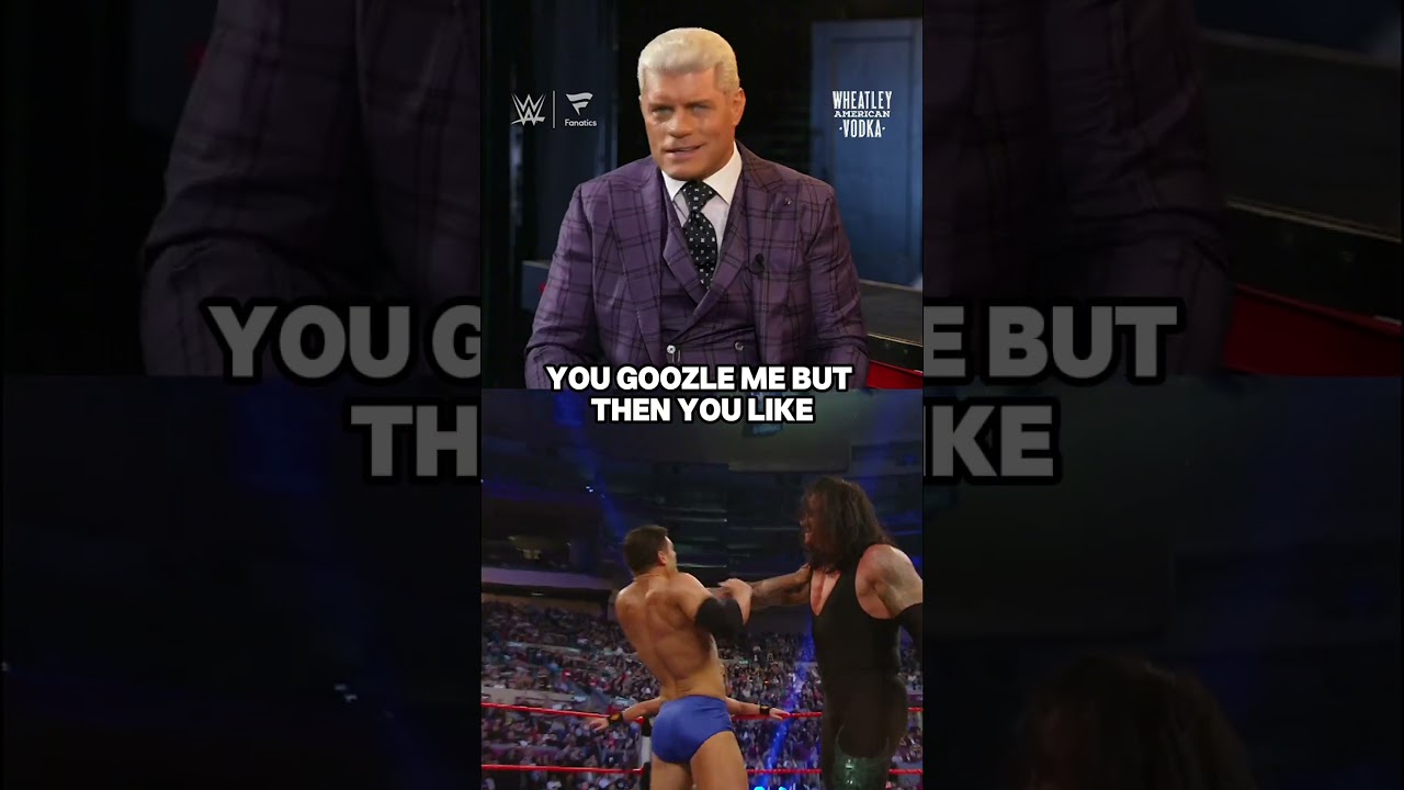 Cody Rhodes went right at The Undertaker in the Royal Rumble