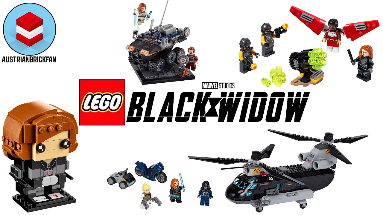 All LEGO Black Widow Sets so far - Lego Speed Build Review
