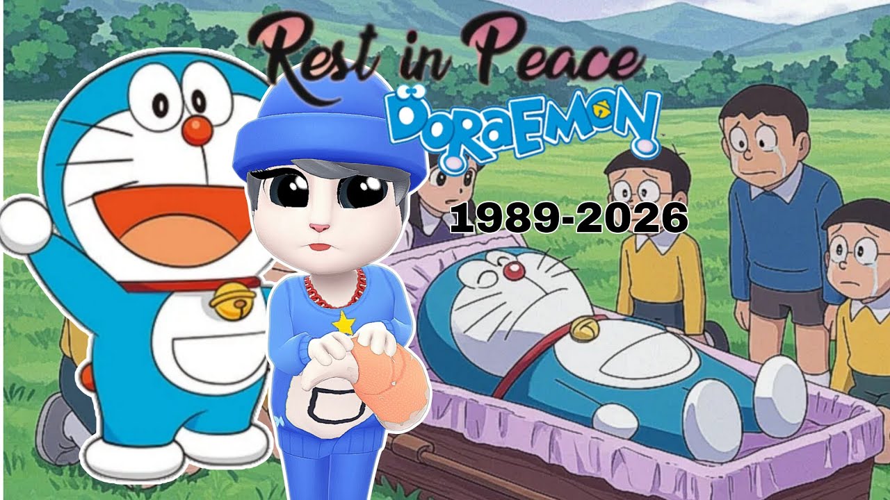 Rest in Peace DORAEMON 😭 1989-2026 ( My Talking Angela 2 ) Makeover 