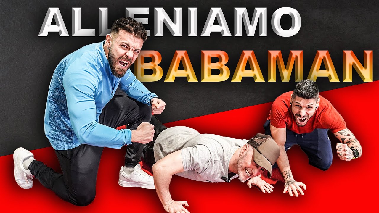 ALLENIAMO IL RAPPER BABAMAN NEL CALISTHENICS - ( prova il muscle up )