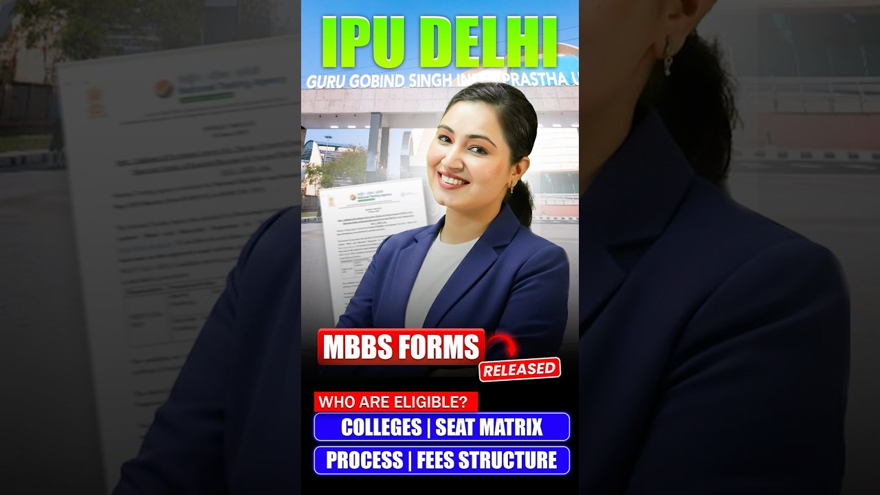 IPU MBBS Admissions 2026 Forms Released, Registration Guide #neetug #neet2026 #ggsipu #mbbsadmission