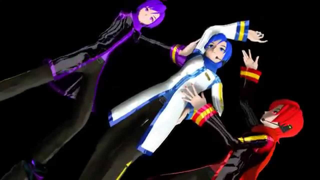 MMD Kaito,Akaito,Taito (Koshitantan)