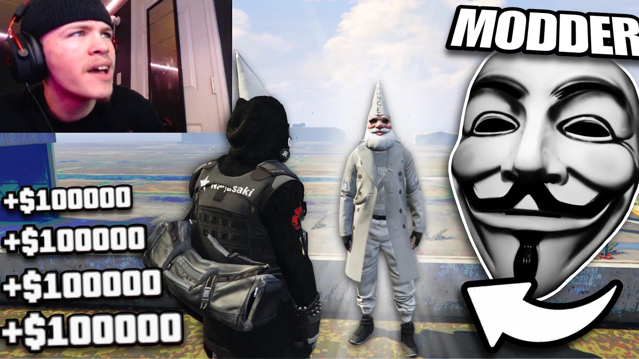 I MET A CRAZY MODDER ON PC In GTA Online... (day in the life of a modder part 2?)