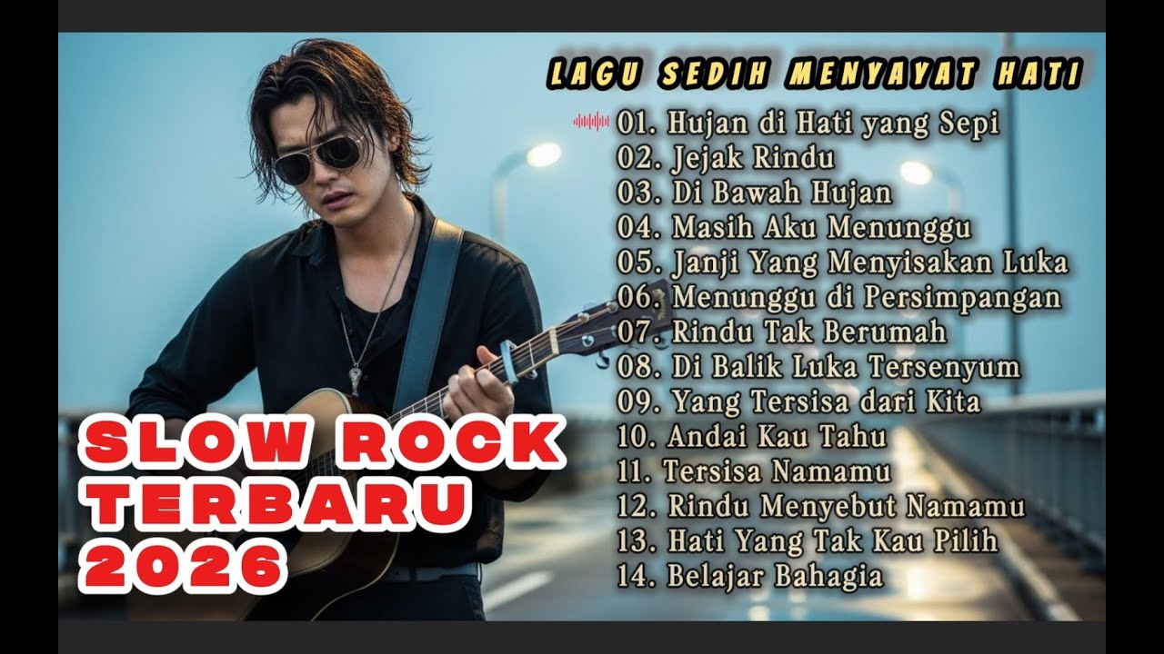 LAGU SLOW ROCK MELAYU TERBARU 2026 / Paling Sedih Menyayat Hati / Slow Melayu🎶Hujan Di Hati Yg Sepi