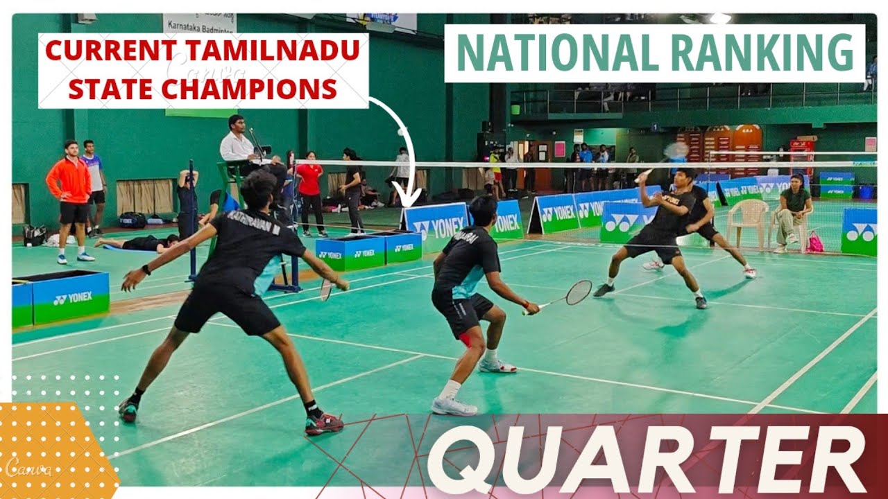 VIMAL/MAURYAN VS AMAN/DINGKU SINGH:YONEXSUNRISE ALL INDIA SENIOR RANKING BANGALORE 2024
