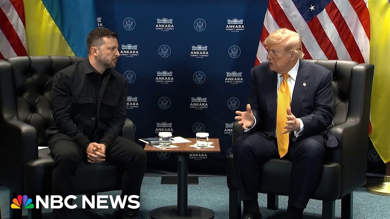 Trump holds bilateral meeting with Zelenskyy at NATO summit